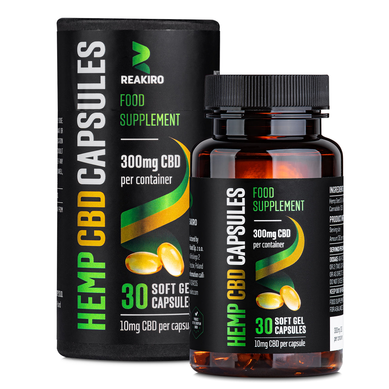 CBD Gel Capsules 300 mg 30 pcs