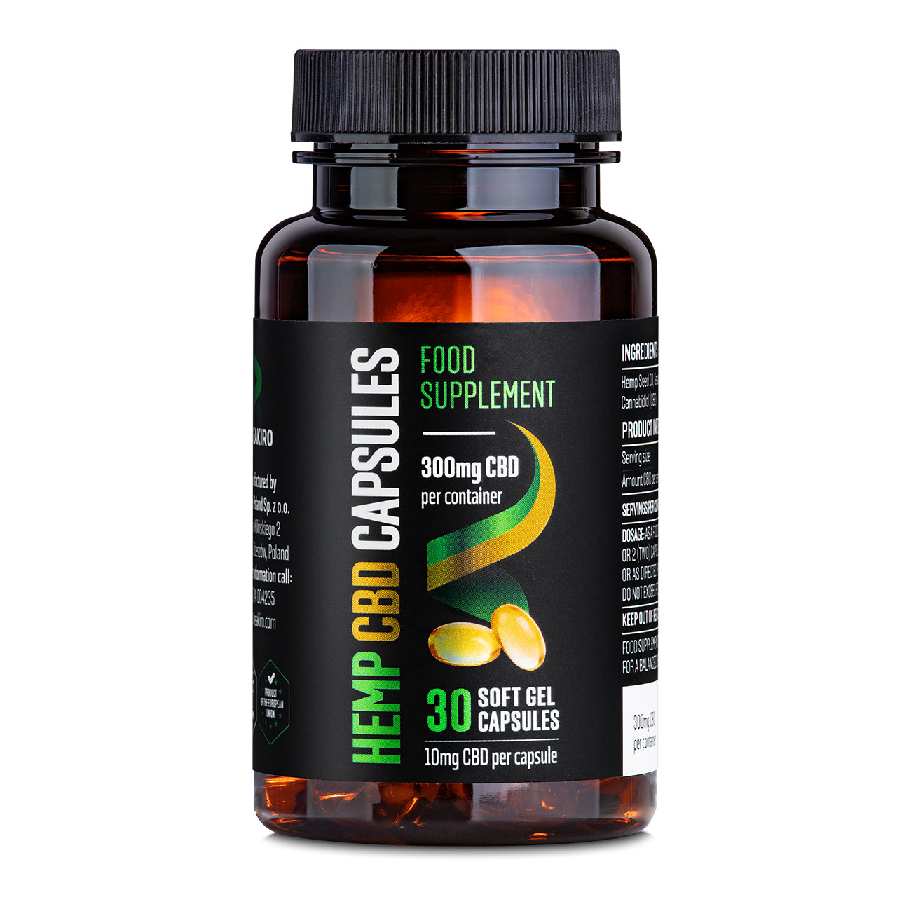 CBD Gel Capsules 300 mg 30 pcs