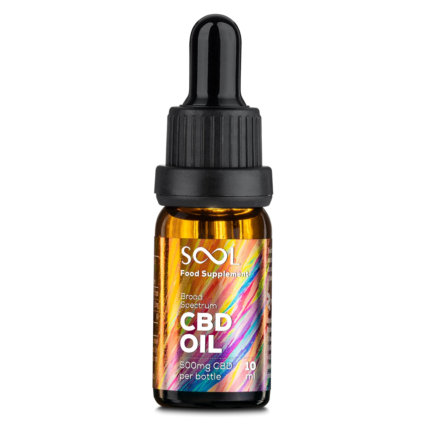 Broad Spectrum CBD Oil 500mg, 10ml, THC Free