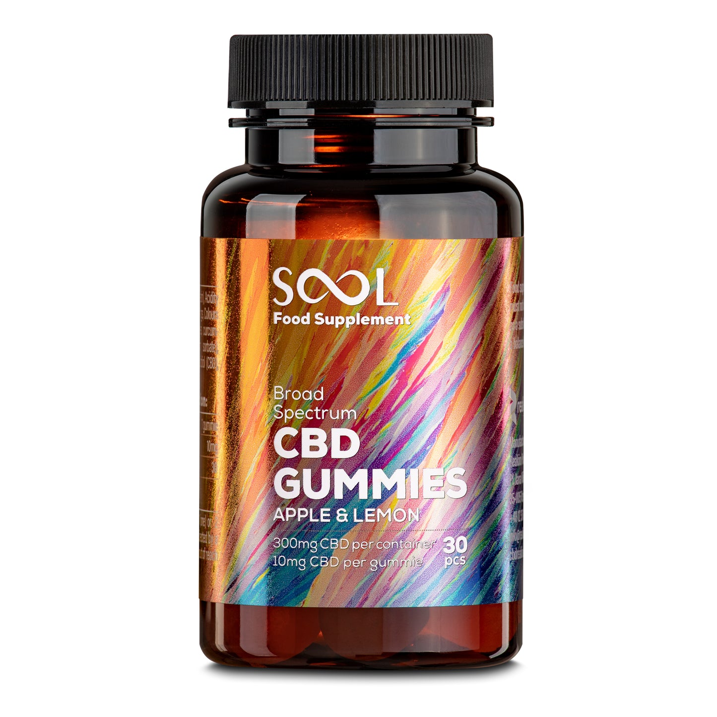 SOOL Spectrum CBD Gummies 300 mg, 30 Stück, THC-frei