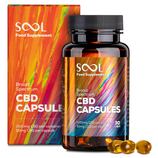Breitspektrum-CBD-Gelkapseln 1500 mg, 30 Stück, THC-frei