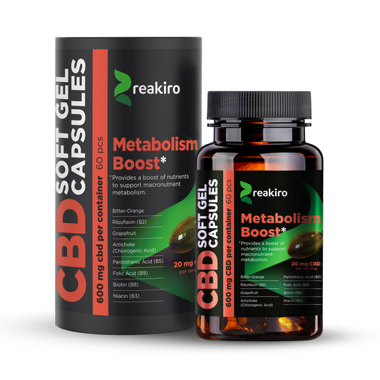 Stoffwechselunterstützungskapseln 600 mg CBD