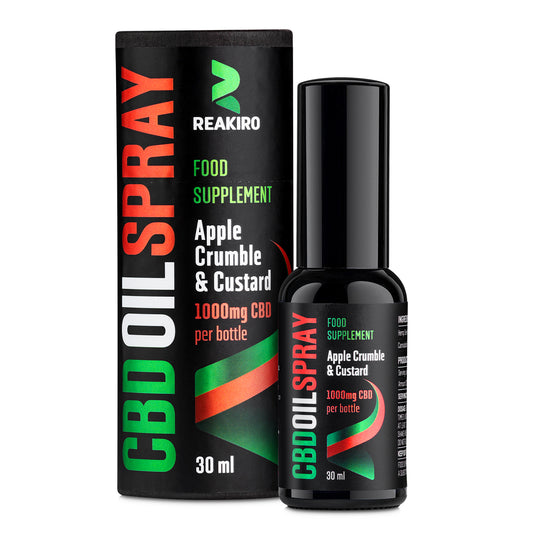 CBD-Ölspray Apple Crumble &amp; Custard 1000 mg